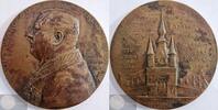 Belgium Historical Medal Morlanwelz: Raoul Warocque - Fetes du Centenaire by G. Devreese -
