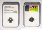 Nederlands-Indië - VOC Pitje / Pitis Batavia R4 in NGC slab AU55 -