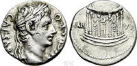 Römisches Kaiserreich Denar AUGUSTUS (27 BC-AD 14). Uncertain mint in Spain, possibly Colonia Patricia. -
