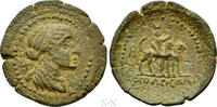 Aegypten Bronze PTOLEMAIC KINGS OF EGYPT. Kleopatra VII Thea Neotera (51-30 BC). Orthoseia. -