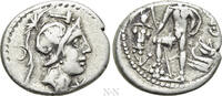 Römische Republik Denar C. MALLEOLUS C. F. Denarius (118 BC). Rome. -
