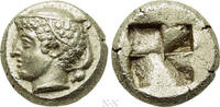 Griechen Hekte / 1/6 Stater IONIA. Phokaia. EL Hekte (Circa 478-387 BC). -