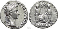 Römisches Kaiserreich Denar AUGUSTUS (27 BC-14 AD). Denarius. Lugdunum. -