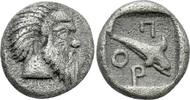 Hemiobol 400 M.Ö. Griechen MYSIA.  Pordosilene.  Hemiobol (MÖ 400 dolaylarında).  450,00 EUR + 15,00 EUR kargo