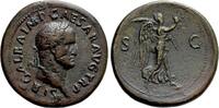 Römisches Kaiserreich Sesterz GALBA (68-69). Sestertius. Rome. -
