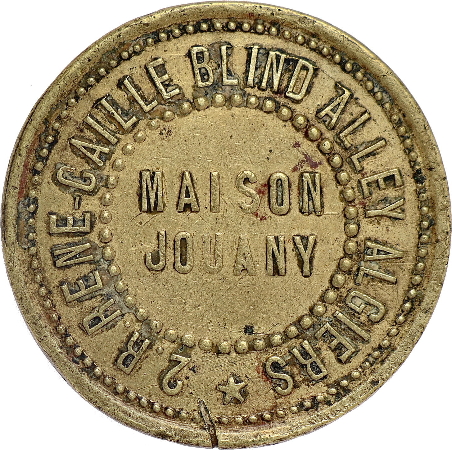 BOURGOGNE (ÉTATS DE ...) Jeton cuivre saucé 27, fin de la Fronde 1653
