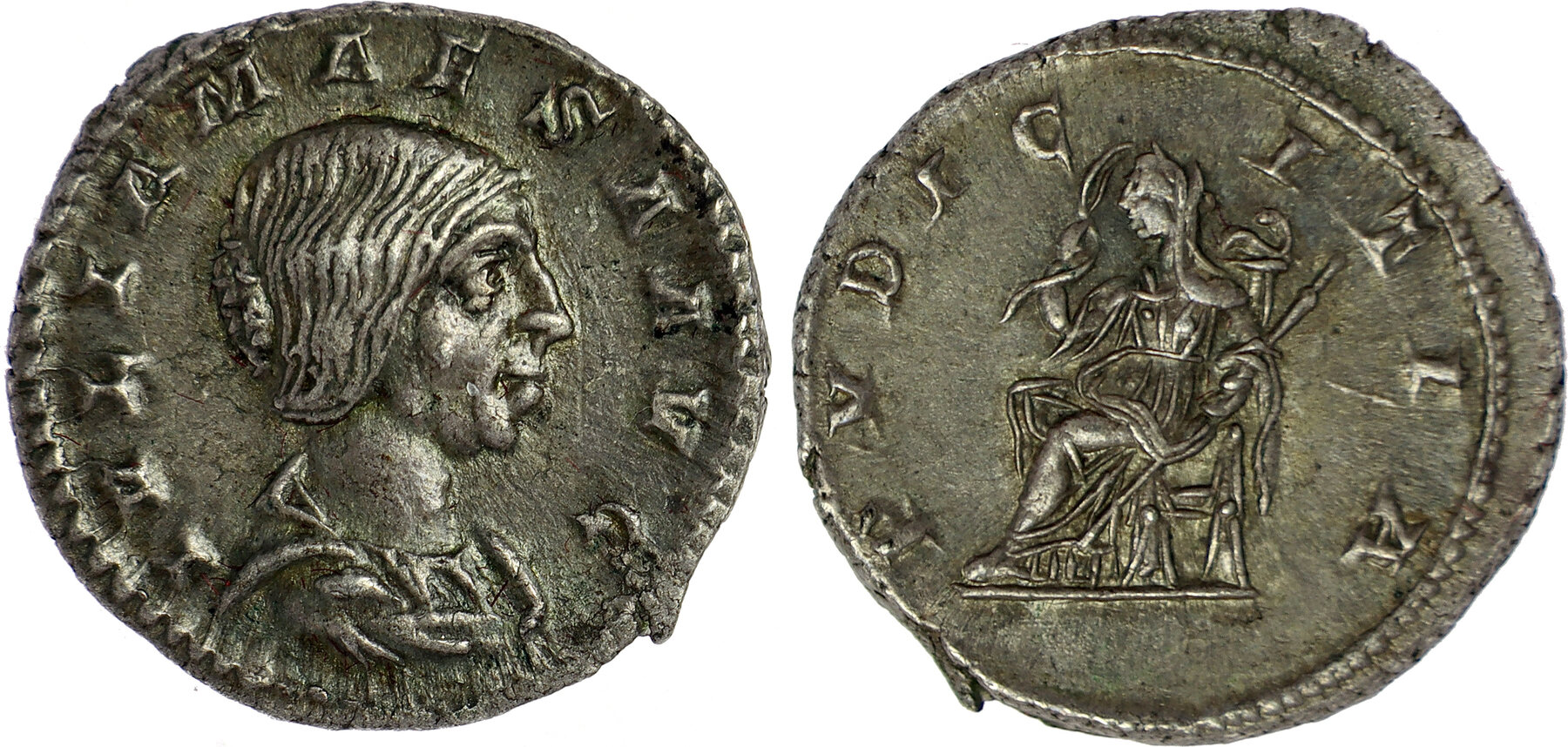 ROMAN EMPIRE AR Denarius 218-222 AD Julia Maesa GEF | MA-Shops
