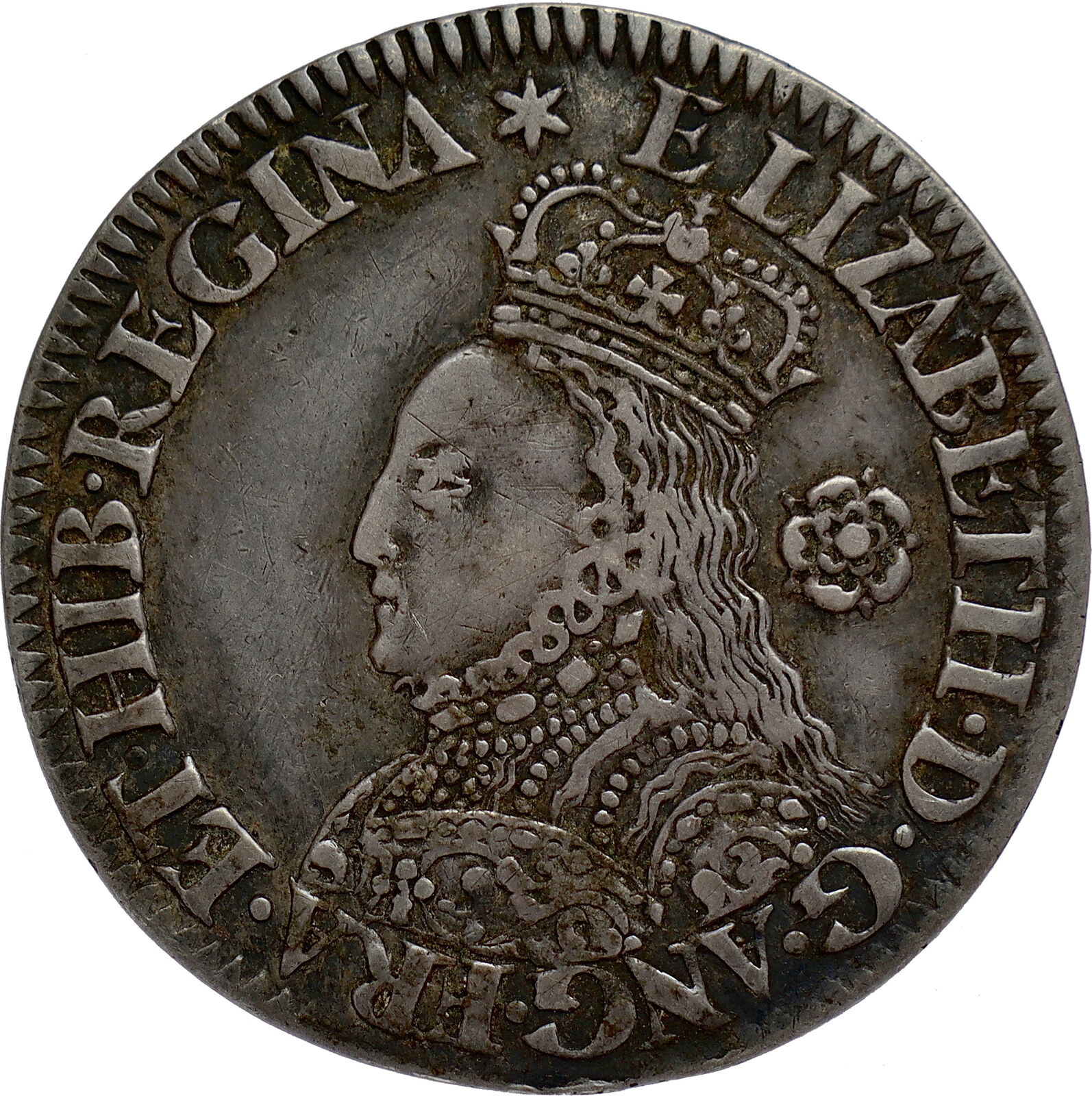 ENGLAND Sixpence 1562 House of Tudor - Elizabeth I - Tower Mint