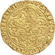 FRANCE Ecu d’Or à la Couronne n.d. (1389) Charles VI - Toulouse Mint - Third Issue - RARE reverse variety GVF/AEF