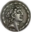 SELEUCID EMPIRE AR Tetradrachm 109-96 B.C. Seleucis and Pieria - Antiochos VIII Epiphanes (Grypos) AEF, fine cabinet patina