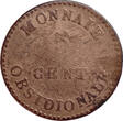 BELGIAN / FRENCH STATES 5 Centimes 1814 Siege of Antwerp / Beleg van Antwerpen - Napoleon I VF