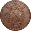 BELGIAN / FRENCH STATES 5 Centimes 1814 Siege of Antwerp / Beleg van Antwerpen - Napoleon I VF