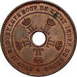 CONGO FREE STATE 2 Centimes 1888 Leopold II - MEDAL ALIGNEMENT GEF/AUNC