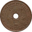 CONGO FREE STATE 1 Centime 1887 Leopold II AEF