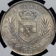 CONGO FREE STATE 2 Francs 1887 Leopold II - KEY DATE MS 63