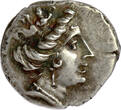 ANCIENT GREECE AR Tetrobol c. 196-146 B.C. Euboea - Histiaea AEF