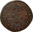 SPANISH NETHERLANDS Jeton or Rekenpenning 1668 Antoine-Ferdinand de Brouckhoven, intendant/steward of the canal of Brussels GVF
