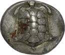 ANCIENT GREECE AR Stater c. 350-338 B.C. Islands off Attica - Aegina - Late Classical period - with provenance GVF