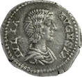 ROMAN EMPIRE AR Denarius 196-211 AD Julia Domna, under Septimius Severus GVF