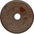 CONGO FREE STATE 10 Centimes 1894 Leopold II GEF