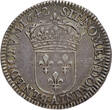 FRANCE 1/12 Ecu 1642 A Louis XIII - Paris - 2e poinçon de Warin - point GVF