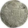 SPANISH NETHERLANDS 1/2 Philipsdaalder 1562 Philip II VF