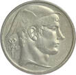 BELGIUM 50 Frank 1950 VL Prince Charles - 1/4 MEDAL ALIGNMENT or “frappe intermédiaire” (90°) GEF