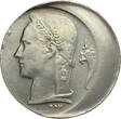 BELGIUM 1 Franc n.d. (1950-1988) FR Boudewijn / Baudouin I - MINT ERROR / MISSLAG AUNC