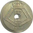 BELGIUM 5 Centimes 1938 FR/VL Leopold III - MINT ERROR / MISSLAG AUNC