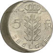 BELGIUM 5 Frank 1967 VL Boudewijn / Baudouin I - MINT ERROR / MISSLAG GEF