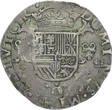 SPANISH NETHERLANDS 1/5 Philipsdaalder 1566 States in Revolt - with countermark for Holland GVF