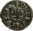 CRUSADER STATES BI Denier tournois n.d. (1289-97) Principality of Achaea - Florent of Hainaut GF/AVF