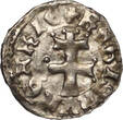 HUNGARY AR Denár n.d. (1373-1382) Louis I VF
