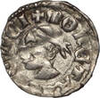 HUNGARY AR Denár n.d. (1373-1382) Louis I VF