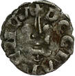 CRUSADER STATES BI Denier tournois n.d. (1316-18) Principality of Achaea - Mahaut (Matilda) of Hainaut, sole reign GF