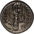 ROMAN REPUBLIC AR Denarius 49 BC Q. Sicinius & C. Coponius, allies of Pompey the Great GVF/AEF
