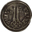 GERMAN STATES AR Doppelpfennig n.d. (c. 1333) Archbishopric of Trier - Balduin / Baldwin of Luxembourg VF