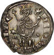 CRUSADER STATES AR Gros n.d. (1310-24) Lusignan Kingdom of Cyprus - Henry II, 2nd Reign GVF/AEF