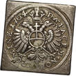 GERMAN STATES 1 Gulden Klippe 1704 War of the Spanish Succession - City of Ulm besieged by the Imperial troops VF
