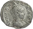 ROMAN EMPIRE AR Denarius 219-220 AD Julia Paula, first wife of Elagabalus GVF/AEF