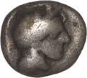 ANCIENT GREECE AR Triobol c. 479-393 BC Attica - Athena F/GF