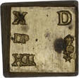 FRANCE Coin Weight for Quadruple Pistole n.d. (1715-1749) Louis XV GVF