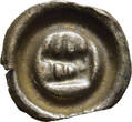 KINGDOM OF BOHEMIA / HOLY ROMAN EMPIRE AR Bracteate Pfennig or Heller n.d. (c. 1430) Duchy of Silesia - Free City of Schweidnitz VF