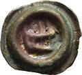 KINGDOM OF BOHEMIA / HOLY ROMAN EMPIRE AR Bracteate Pfennig or Heller n.d. (c. 1430) Duchy of Silesia - Free City of Schweidnitz VF