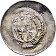 GERMAN STATES / HOLY ROMAN EMPIRE AR Pfennig n.d. (1181-1190) Alsace - Prince-Bishopric of Strasbourg - Heinrich I von Hasenburg VF