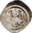 AUSTRIAN STATES / HOLY ROMAN EMPIRE AR Friesacher Pfennig n.d. (1256-1269) Duchy of Carinthia - Ulrich III GF/AVF