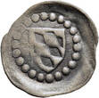 GERMAN STATES AR Einseitiger Pfennig n.d. (c. 1390) Electorate of the Palatinate / Kurfürstentum Pfalz - Ruprecht I GVF