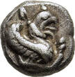 ANCIENT GREECE AR Obol (?) c. 550-500 BC IONIA - Teos GVF