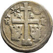 KINGDOM OF HUNGARY & CROATIA AR Denár Banovac n.d. (1272-1290) Banovina of Slavonia - Ladislaus (László) IV VF