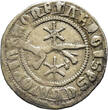KINGDOM OF HUNGARY & CROATIA AR Denár Banovac n.d. (1272-1290) Banovina of Slavonia - Ladislaus (László) IV VF